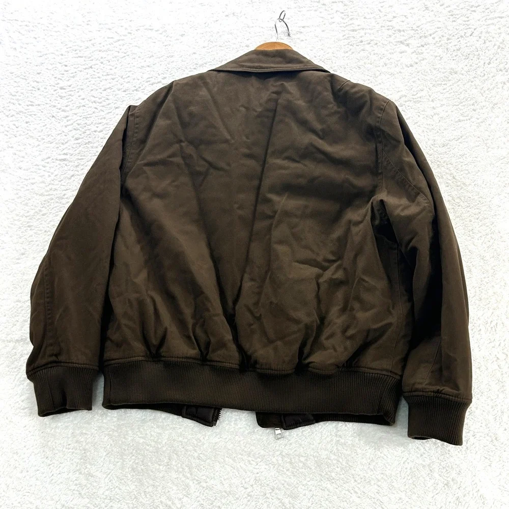 Mode of One Jacket Men's Large Dark Walnut‎ Multi Pocket Bomber
